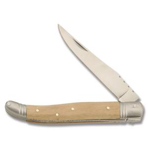 D.I.Y. Laguiole Toothpick Knife Kit with Wood Handles and 440A Stainless Steel Plain Edge Blades Model MI159