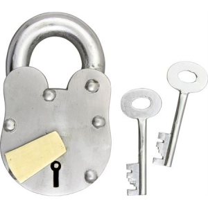 Denix Replicas 69B Old West Large Padlock with Steel Construction