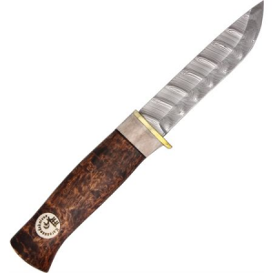 Karesuando Kniven 3500 Beaver Damask Fixed Blade Knife