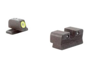Trijicon HD Night Sight Set Sig Sauer #8 Front, #8 Rear P225, 226, 228, 239, 320 357 Sig, 9mm Luger Steel Matte 3-Dot Tritium Green with Front ... - 135717