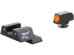 Trijicon HD Night Sight Set Glock 42, 43, 43X, 48 Steel Matte 3-Dot Tritium Green with Front Dot Outline - 932818