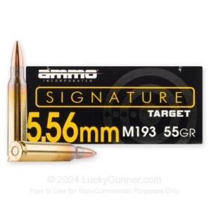 5.56x45 - 55 Grain FMJ M193 - Ammo Inc. - 500 Rounds