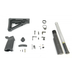PSA AR15 MOE Lower Build Kit without Fire Control Group, Black
