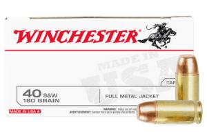 WINCHESTER AMMO 40SW 180 gr FMJ Police Trade-in Ammo 50/Box