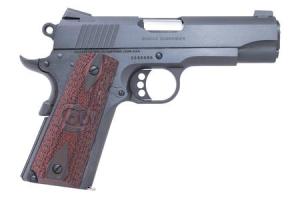 COLT Combat Commander 1911 45 ACP Pistol with Checkered Black Cherry G10 Grips