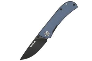 EIKONIC Fairwind Folding Knife - Steel Blue G10 with Plain Edge Blade 