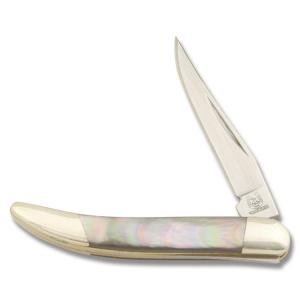 Rough Rider Tiny Toothpick 2" with Black Pearl Handle and 440A Stainless Steel Plain Edge Blade Model RR978