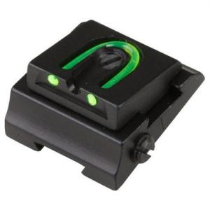 Rifle Adjustable Fiber Optic 1/4'' Wgos Rear Sight Green
