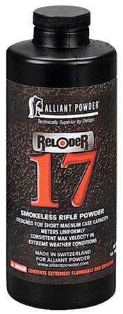 Alliant 150662 17 Reloder Smokeless Short Magnum Rifle Powder 1lb 1 Canister