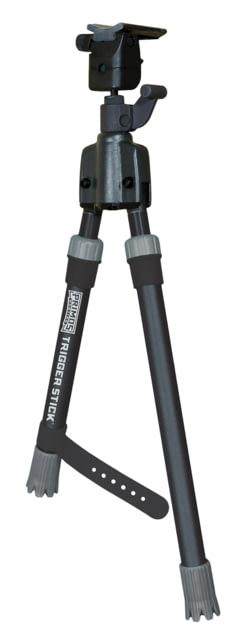 Primos 65825 Trigger Stick Bipod Made Of Steel With Black & Gray Finish, QD Swi