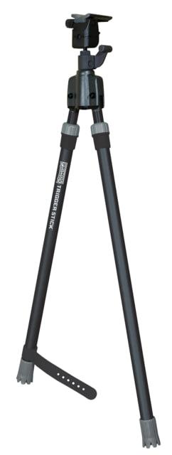 Primos 65826 Trigger Stick Bipod Made Of Steel With Black & Gray Finish, QD Swi