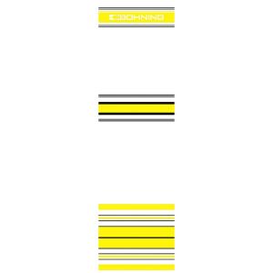 Bohning 4" Standard Crested Yellow Wrap 13pk 501001CYE