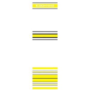 Bohning 4" Standard Crested Yellow Wrap 13pk 501001CYE