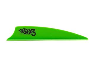 Bohning X3 Vane Arrow Fletching Pack of 36 - 418786