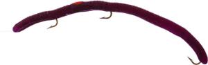 Kelly's Pier Boy Special Pre-Rigged Plastic Worm, 5 1/2in, 3 Number 6 Hooks, Orchid Petal, PBS101-OP