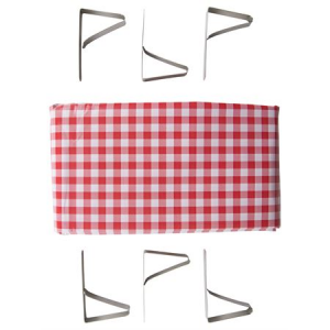 Stansport 610-611 Picnic Table Cloth with Clamps