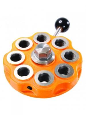 Lyman Brass Smith All-American 8 Press Extra Turret, Orange, 7726165