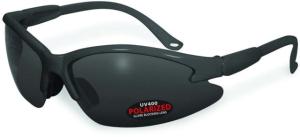 SSP Eyewear Cowlitz Polarized Sunglasses, Silver Frame/Gray Lens, COWLITZ GRY GRY