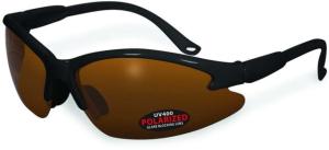 SSP Eyewear Cowlitz Polarized Sunglasses, Black Frame, Bronze Lens, COWLITZ BLK BRZ