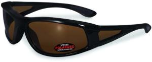 SSP Eyewear Puyallup Polarized Sunglasses, Black Frame, Bronze Lens, PUYALLUP BLK BRZ