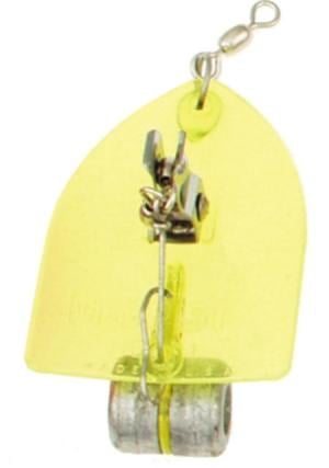 Luhr Jensen Deep Six Diver 4in Chartreuse Crystal, 5520-001-0092