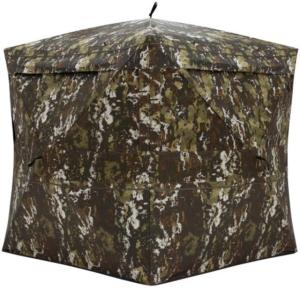 Barronett Blinds Overwatch, Portable Hunting Blind, View-Through Mesh, Silent Shooting Windows, Crater Harvest, 75in x 88in x 88in, VR400CH, Crater Harvest, 75in x 88in x 88in, VR400CH
