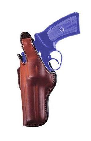 Bianchi 5BHL Thumbsnap Holster, Ruger GP100 4in, Left Hand, Plain Tan, 10241