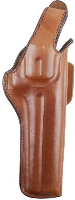 Bianchi 5BHL Thumbsnap Holster, Colt Python 6in, S&W 14 & Similar, Right Hand, Plain Tan , 10245