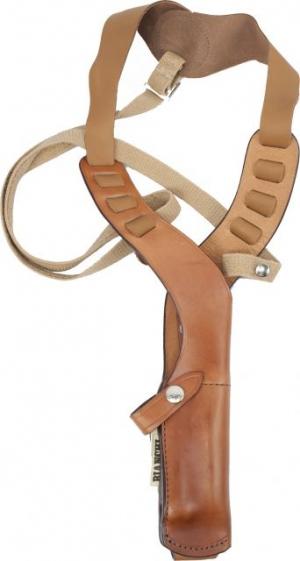 Bianchi X15 Shoulder Holster - Plain Tan, Right Hand - Walther PPK, H&K P7 & Similar - 12356