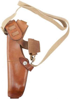 Bianchi X15 Shoulder Holster, Plain Tan, Left Hand - Colt Gov't 6in, H&K USP Compact & Similar 12363