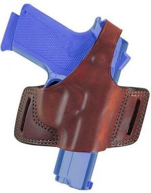 Bianchi Black Widow Holster - Right, Plain Tan, Size 14 - Fits For Glock 17, 19, 22, 23, 26, 27, 34, 35 15190