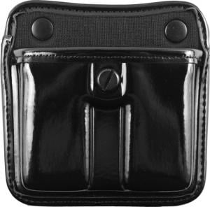 Bianchi 7922 Triple Threat II Magazine Pouch - Hi-Gloss - Colt Commander, Ruger P90 and Similar - 22692