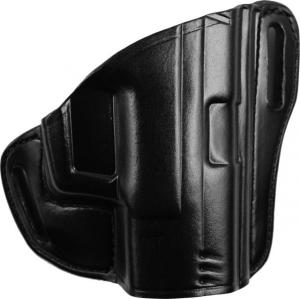 Bianchi Model 58 P.I. Open-Top Belt Slide Holster, For Springfield 9mm/.40, .45, Right, Black, 25006