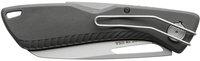 Sharkbelly Folding Knife, Gray Sharkskin Grip, 3.25" Fine Edge Drop Point Blade, Scratch Resistant Pocket Clip, Clam