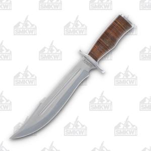 Marble's Stacked Leather Bowie 621 Fixed Blade