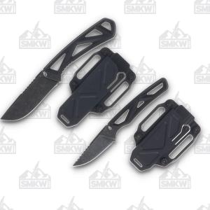 Gerber Exo-Mod Caper And Drop Point Fixed Blade Knife Combo