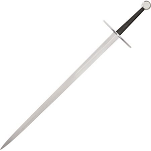 Paul Chen 2411 Tinker Bastard Sword with Black Leather Wrapped Handle