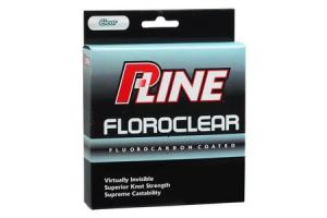 P-Line Floroclear Fluorocarbon Coated Fishing Line - Clear