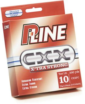 P-Line CXX X-Tra Strong Mono Filler Spool 10lb 300yd Crystal Clear, CXXFC-10