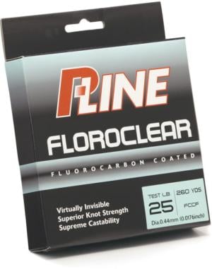 P-Line Floroclear Fluorocarbon Coated Mono, Clear, 5lb 300Yd, FCCF-5