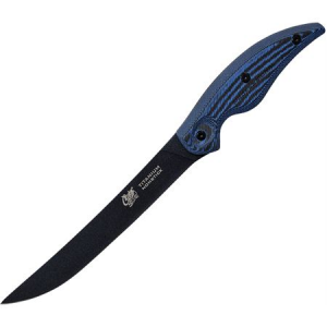 Camillus Knives 18126 7 Inch Cuda Wide Fillet Knife with Blue and Black Handle