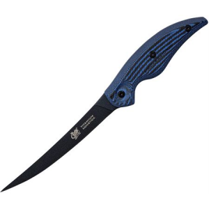 Camillus Knives 18128 6 Inch Cuda Professional Boning Knife with Blue and Black Handle