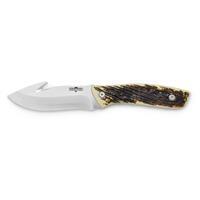 Camillus Western Cross Trail Titanium Bonded Gut Hook Knife, 4.25&amp;quot; Blade