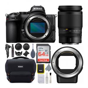 Nikon Z5 Mirrorless Digital Camera Body with Nikon FTZ Mount Adapter Bundle