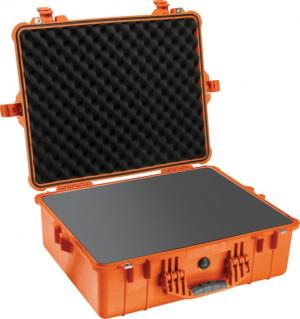 Pelican 1600 Protector Pressurized 24x19x8in Case, Orange w/Foam 1600-000-150