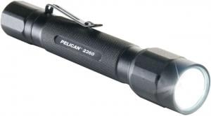 Pelican ProGear 2360 Gen-4 High 250 Lu. LED Light, Black, Low 24 Lumens, 2 x AA Included 023600-0001-110