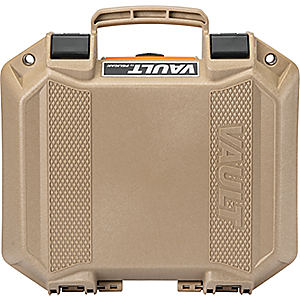 Pelican V100 Vault Small Handgun Case - Tan