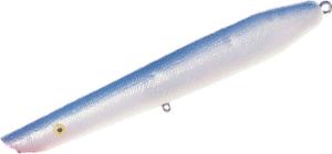 Cotton Cordell Pencil Popper Topwater Hard Bait, 7in, 2oz, Pearl/Blue, C6720