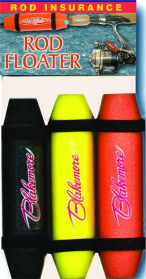 Blakemore 6in Rod Floaters 3/Pk Asst-Black/Yellow/Orange, 436