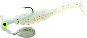 Road Runner Slabalicious with Spare Body 1+1 - 1 Rig Bait, Wht/Glimmer Blu, 1/8oz, 1 Body Pack, 703-541